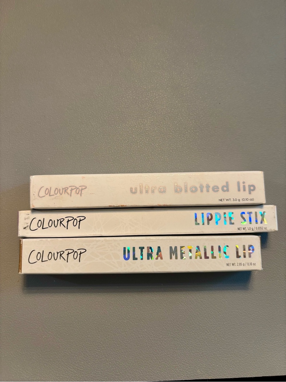 ColourPop Lip Bundle Trio - Ultra Blotted Lip, Lippie Stix & Ultra Metallic Lip